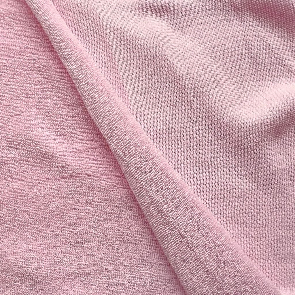 Frottee-Jersey hellrosa