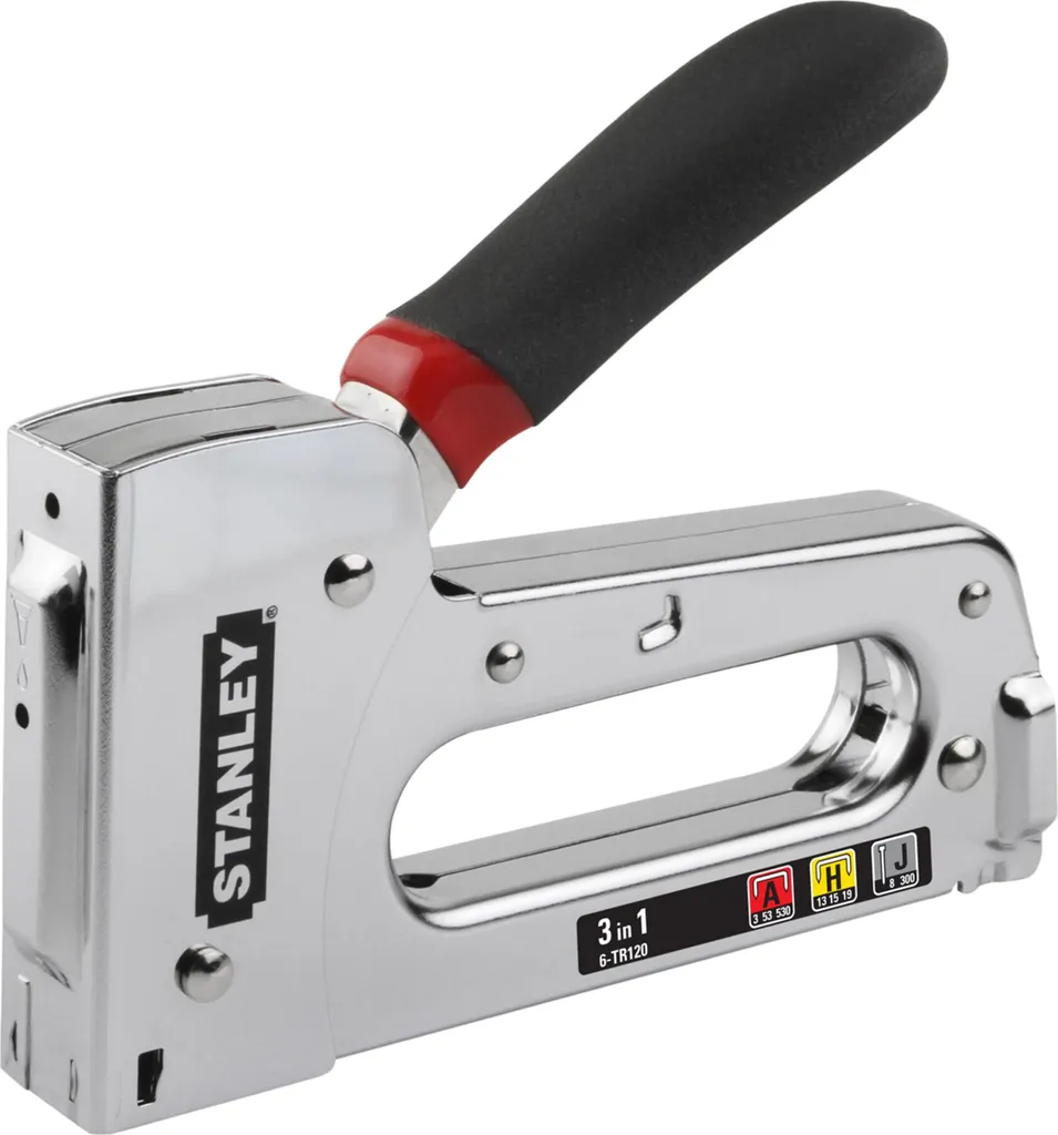 Stanley TR120 Sparachiodi Manuale | 3 in 1 per Tessuti e Legno STHT6-70410