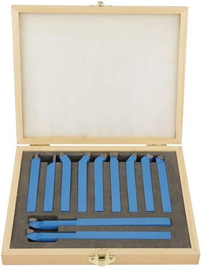 Drehbank Fräswerkzeug 11-teilig 10x10mm Karbid