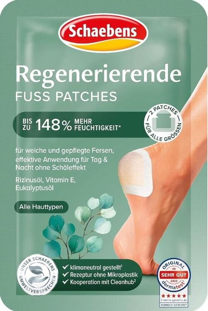 Schaebens Regenerierende Fuss Patches, (2 Patches für 1 Produktbild 