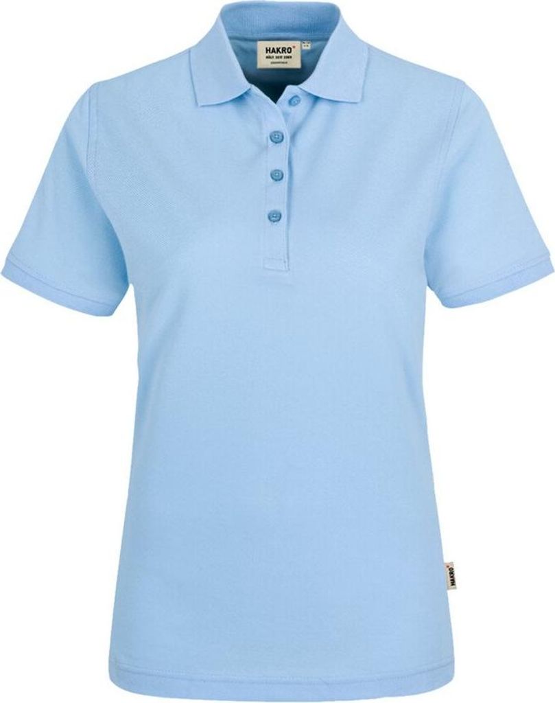 HAKRO Poloshirt Classic Damen #110 Gr. XS eisblau