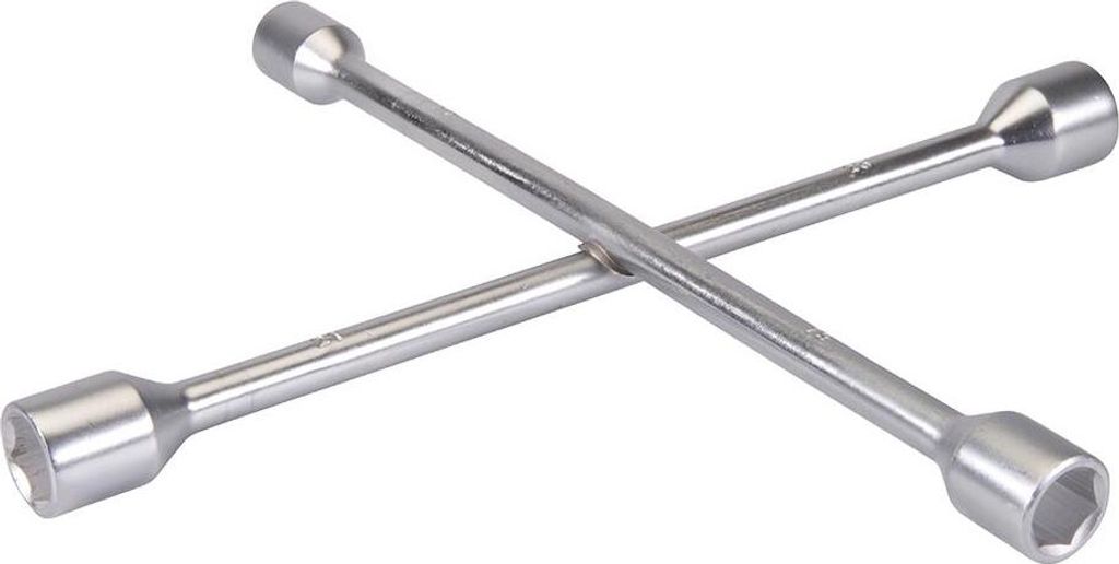 Silverline Kreuzschlüssel 17, 19, 21 u. 23 mm