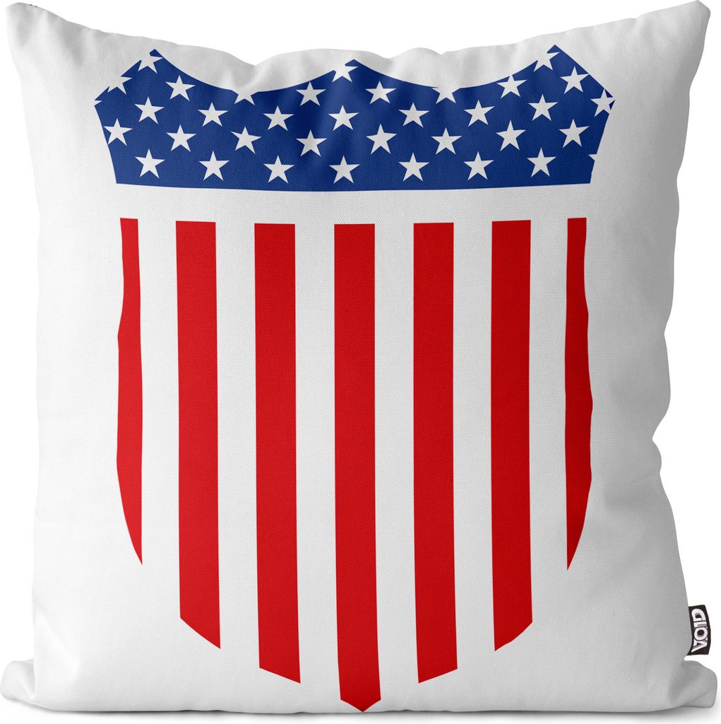 VOID USA Medal Flag Flagge Stars and Stripes Kissenbezug Kissenhülle Outdoor Indoor