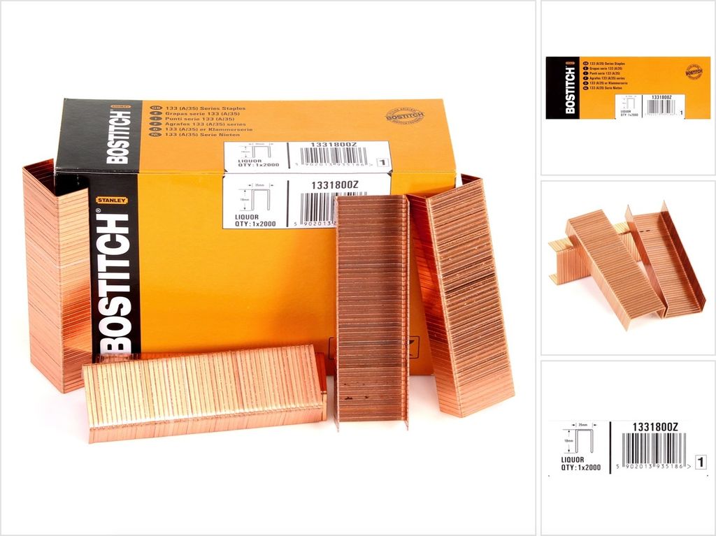 Sešívačky 35 × 18 mm pro sešívačky kartonů Bostitch Obrázek produktu 