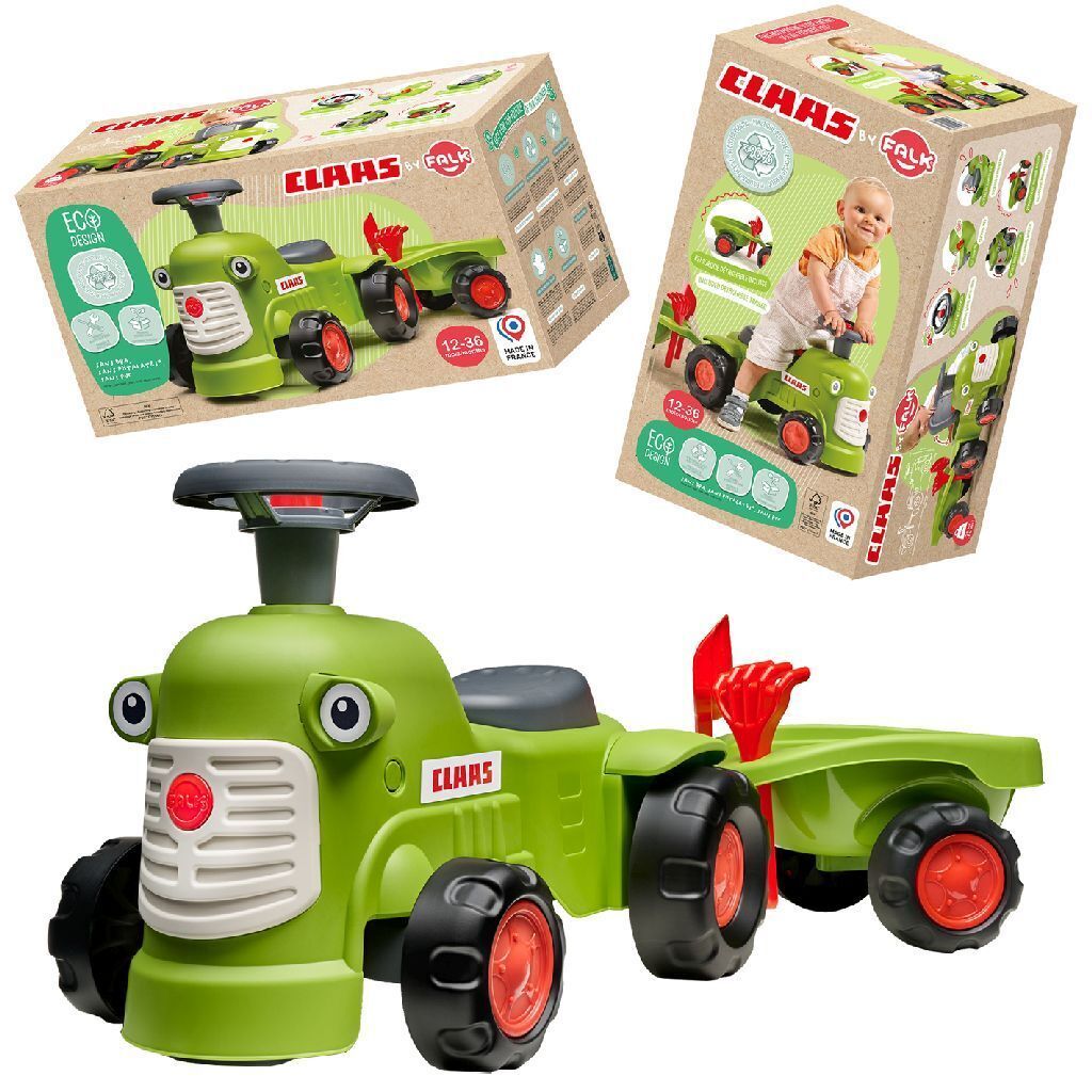 Falk Odrážadlo 912C traktor Class s prívesom Obrázok produktu 