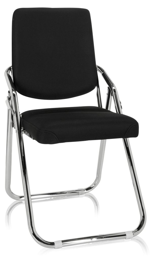hjh OFFICE Klappstuhl ESTO Stoff Beistellstuhl Gästestuhl Produktbild 