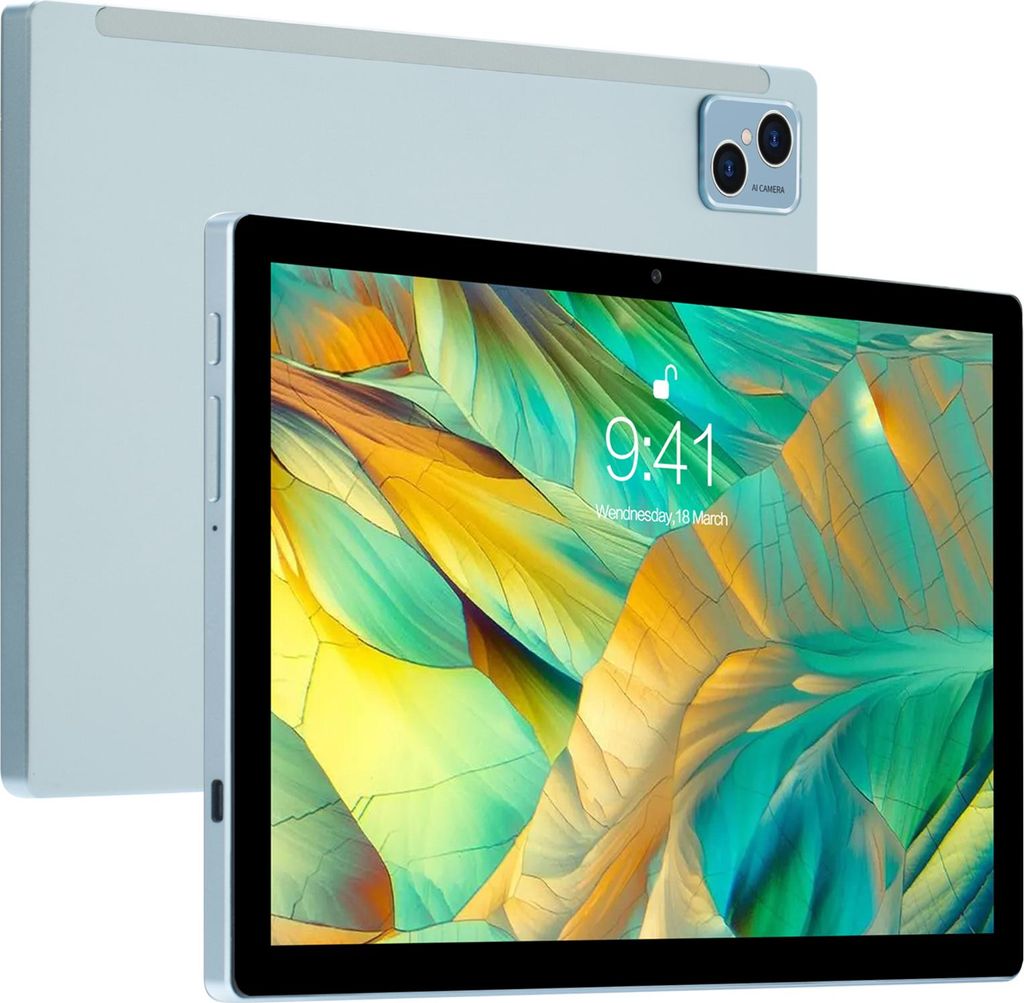Tablet für Android 11 System, 10-Zoll-HD-Bildschirm, 6 GB RAM, 128 GB ROM, Dual-SIM-Steckplatz, 5 MP/8 MP Dual-Kamera, 2,4 G/5 G Dualband-WLAN, BT...