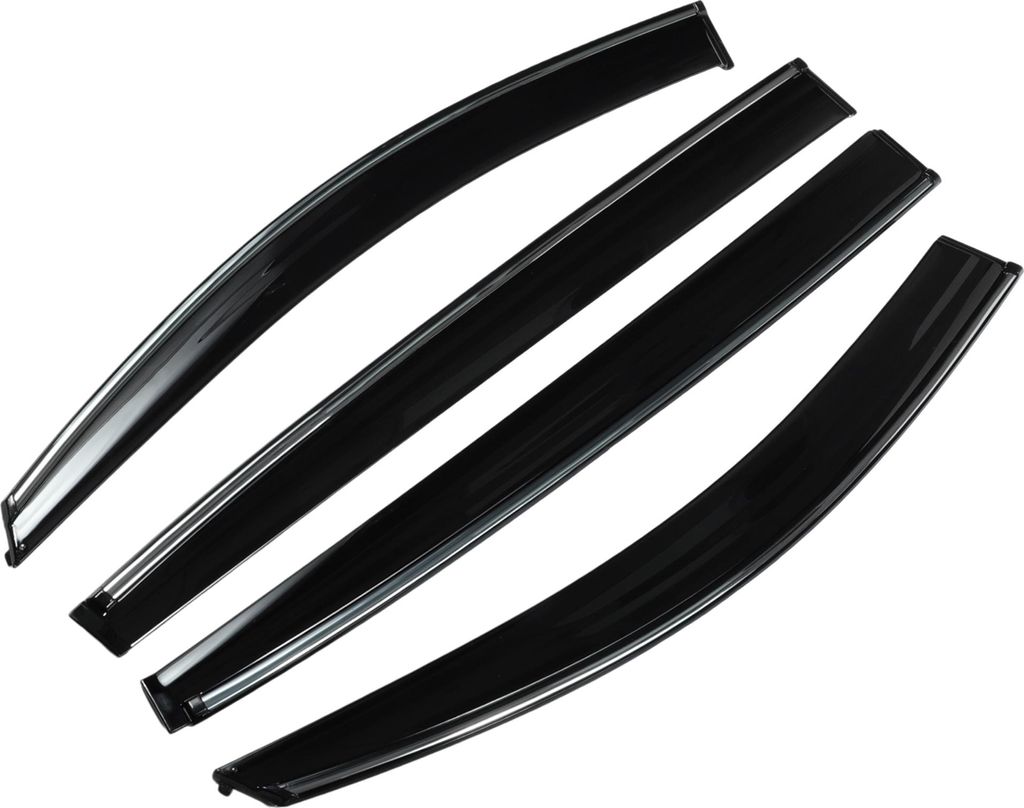 Seitenfensterabweiser Seitenscheiben Windabweiser für Kia Sportage 2011 Schwarz Regenschutz Sonnenblenden Windabweiser Fenster Vent Shades
