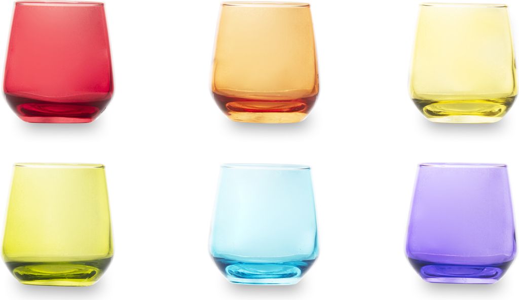 Excelsa Set mit 6 Likörgläsern Lima Glas 9,5 cl Bunt