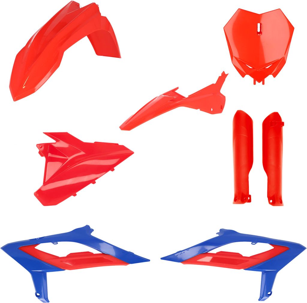 ACERBIS Verkleidungskit 8 Teile Orange/Blau für BETA RX