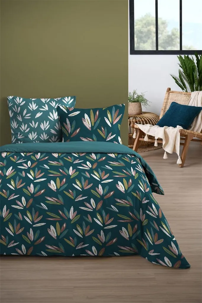Linge de lit parure de drap et taies d'oreiller Douceur d'automne