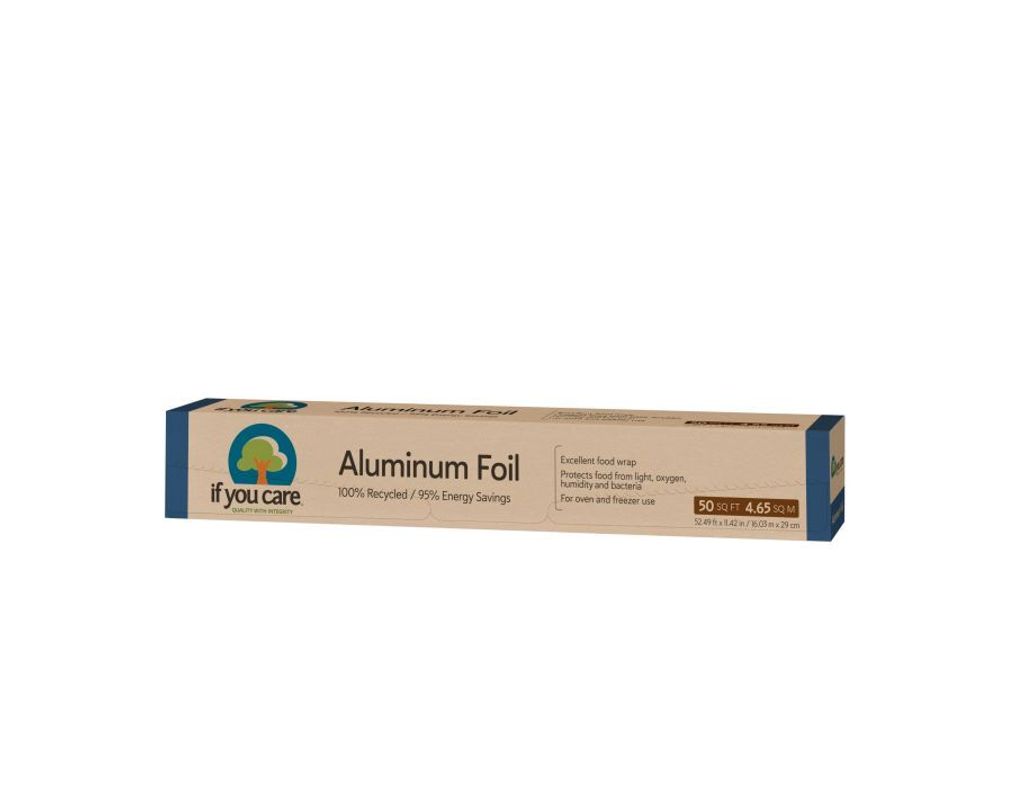Wenn Sie sich für Aluminiumfolie kümmern - 100% recycelt - Rollen Sie 10 m x 29,2 cm