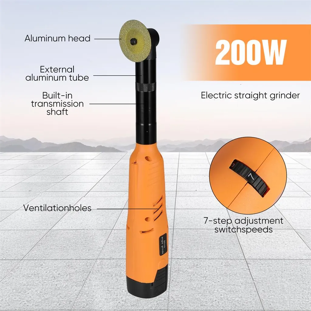 Ponceuse sans fil pour coins difficiles, 7 vitesses et double batterie - 5