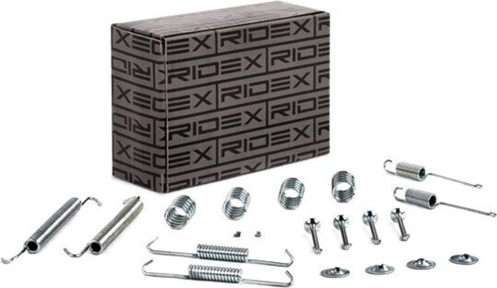 Zubehörsatz Feststellbremsbacken RIDEX hinten für RENAULT SCÉNIC II (JM0/1) Scénic I (JA0/1, FA0) MEGANE I (BA0/1) MEGANE Scenic (JA0/1) für C...