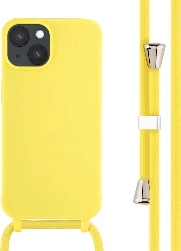 Custodia imoshion iPhone 14 Silicone Giallo | Protezione con Cinturino