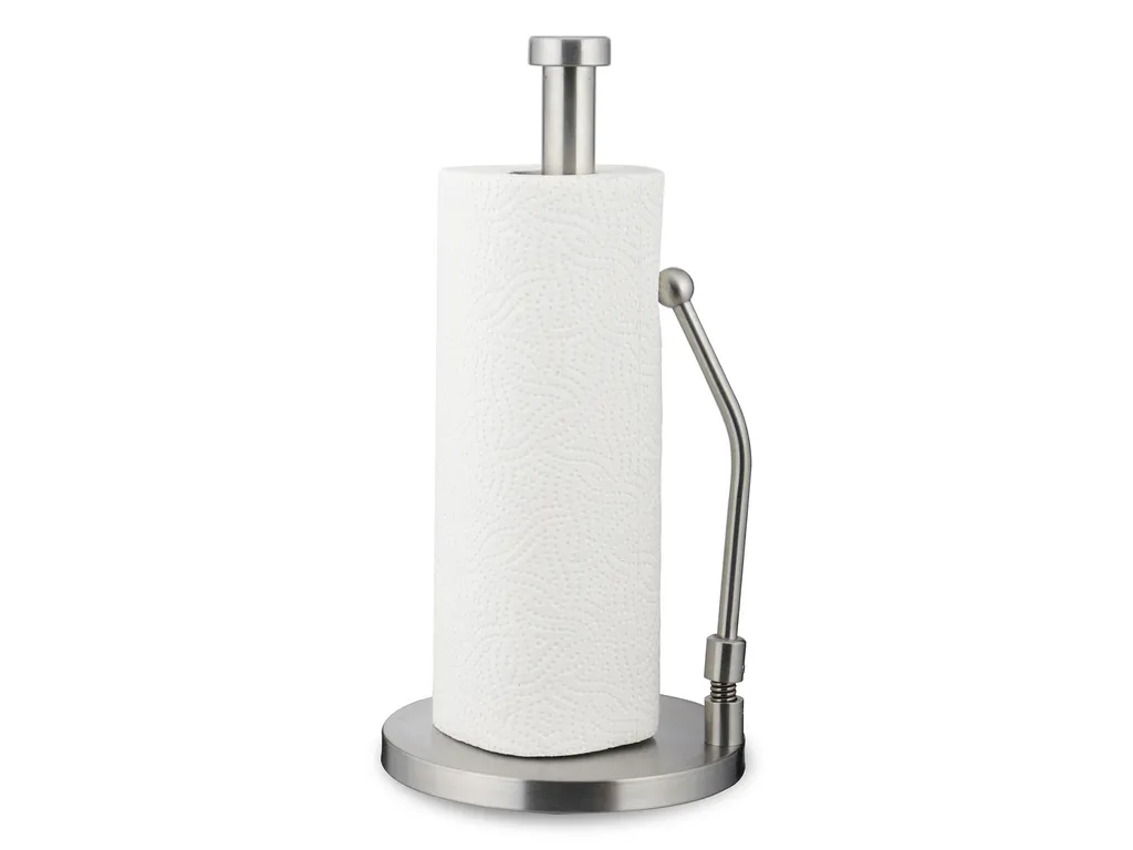 Porta rotoli da cucina WEIS H35cm Ø17cm acciaio inox