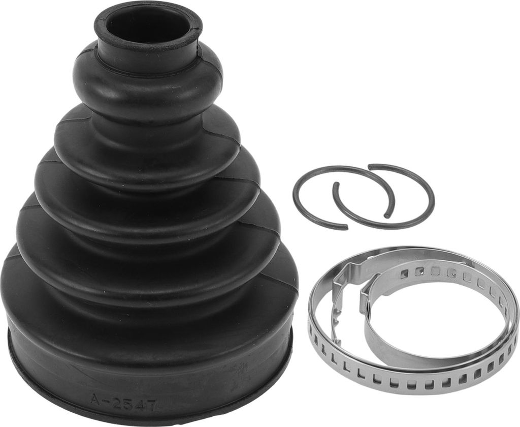 CV Gelenkmanschetten-Kit Nr. 3Q0498201 mit Schellen Gelenkmanschette für Audi A3 2010-2013 2015-2016 für Audi Q3 15-18 Gummi Schwarz Stark Langlebig