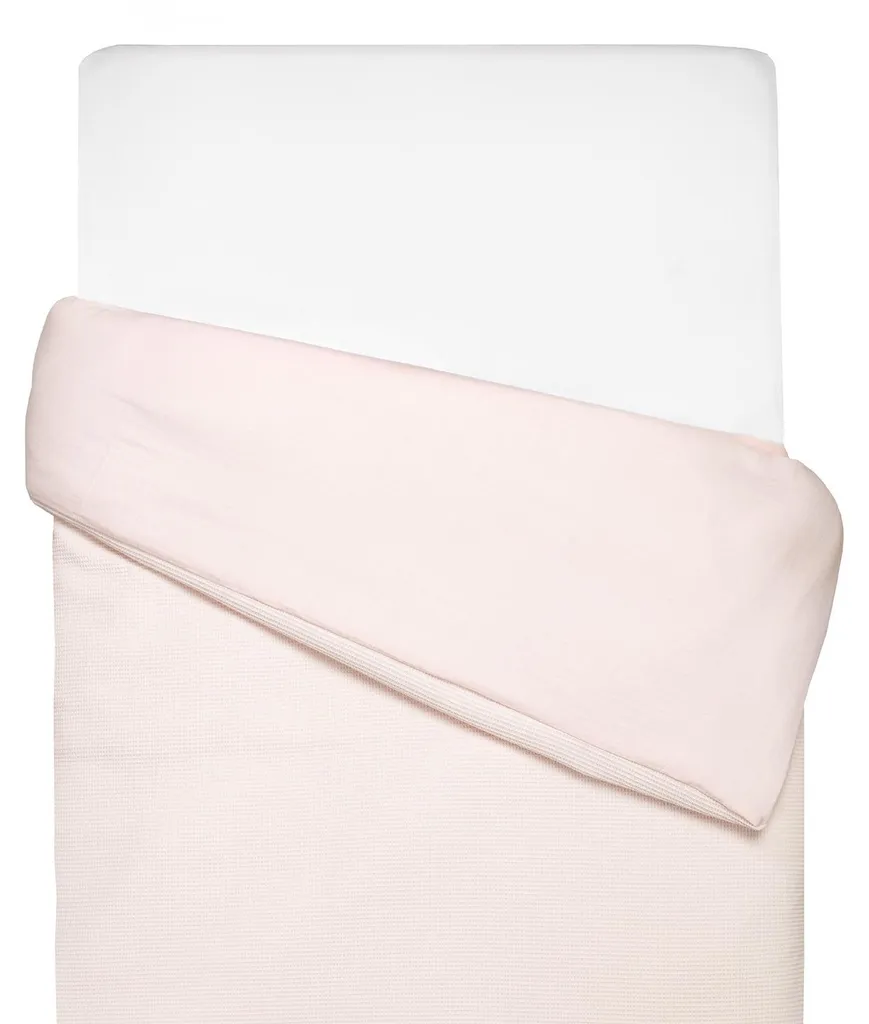 Housse de couette Luna 100x140 cm Rose Sevira Kids : fini les irritations