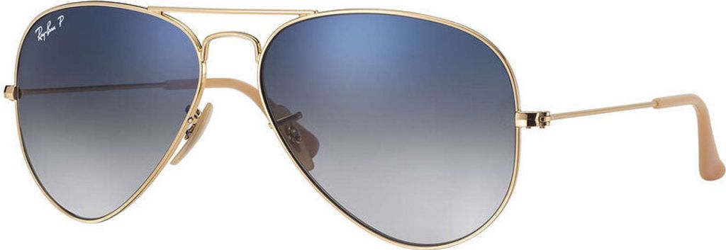 Ray-Ban Damen Aviator Sonnenbrille, Silber (003/3f), 55 mm Produktbild 4