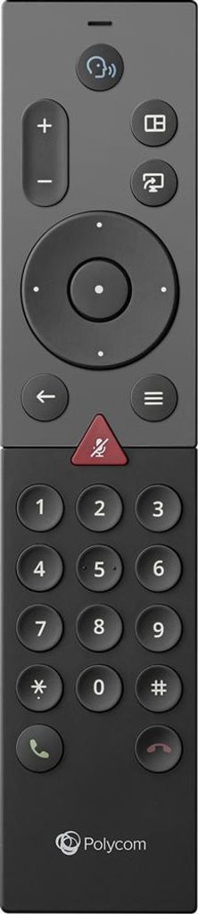 HP Poly Studio R30/USB-Bluetooth-Fernbedienung, Schwarz, Polycom, China, 190 mm, 210 mm, 55 mm