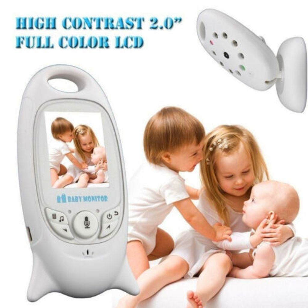 LCD Farbe Wireless Babyphone mit Kamera Video Monitor Nachtsicht Babypflege DE 