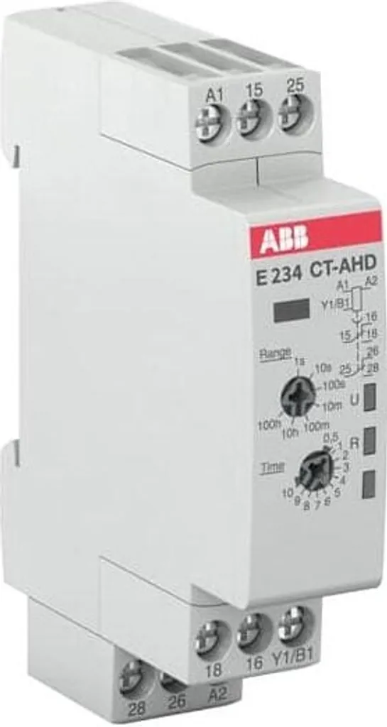 Relais temporisé 24-48V ABB CT-AHD.22 retardé au déclenchement précis 2We