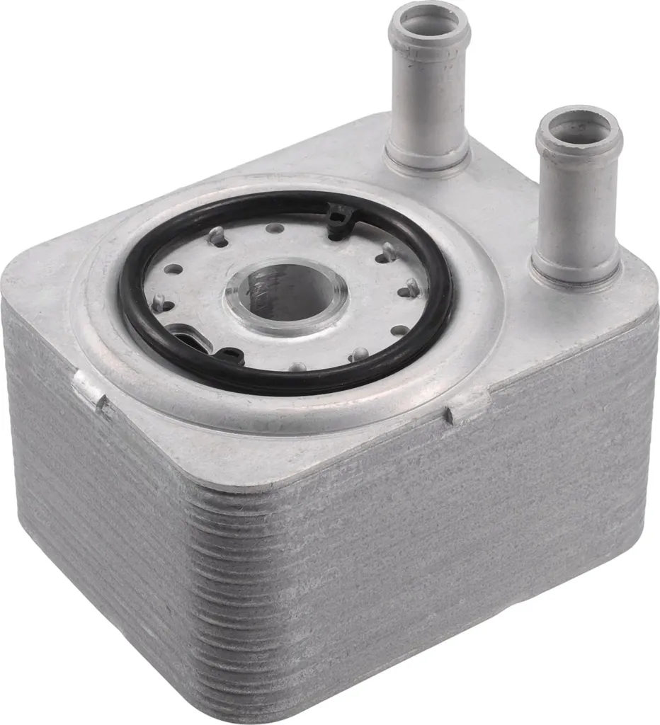 Refroidisseur d'Huile 038117021C Argent en Aluminium pour Passat