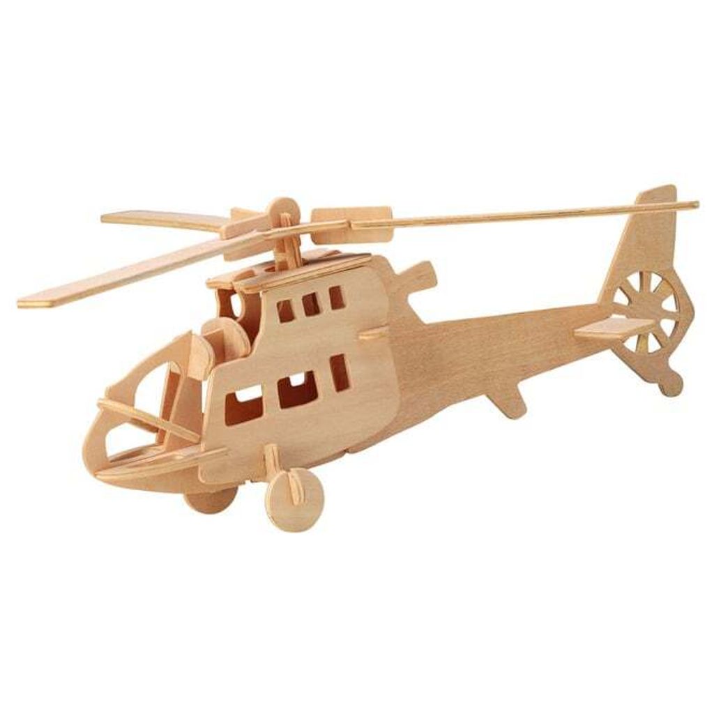 Besttoy - Holz-Modellbau - Helikopter - Fighter Plane