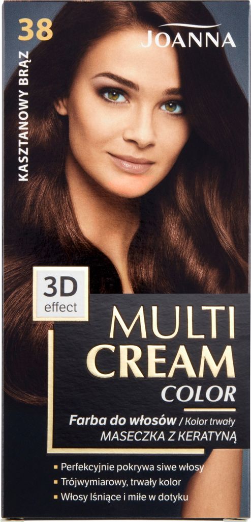 Joanna Krémová Barva na Vlasy 38 - Kaštanově Hnědá Obrázek produktu 