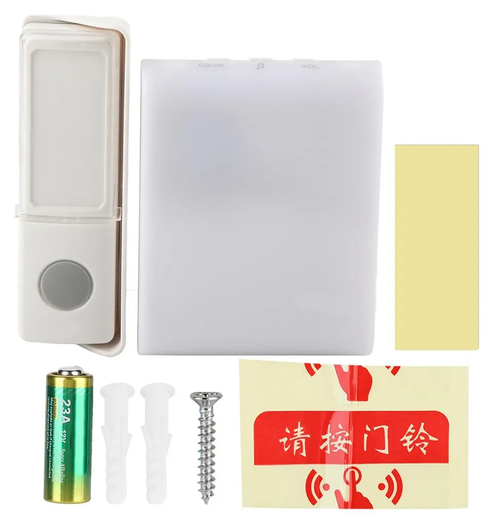 Offerta Campanello per Sordi Wireless: Luce LED 7 Colori a Prezzo Shock