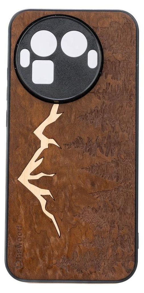 Holzhülle für Realme GT 8 Pro, Bewood Imbuia-Gebirge