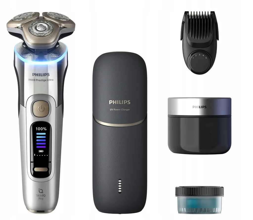 Rasoir Électrique Philips i9000 Anti-Irritation avec Technologie SkinIQ