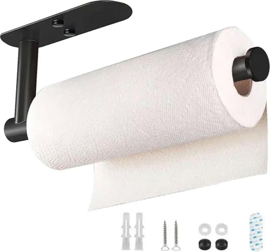 Ag883 Wieszak Na Ręcznik Papierowy Czarny Zdjęcie produktu 