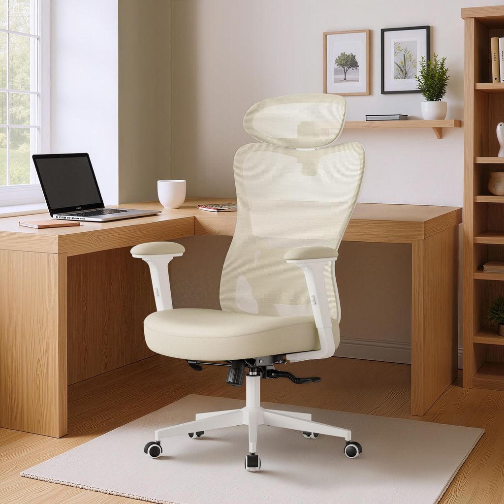 SONGMICS ergonomická kancelářská židle, židle k psacímu Obrázek produktu 