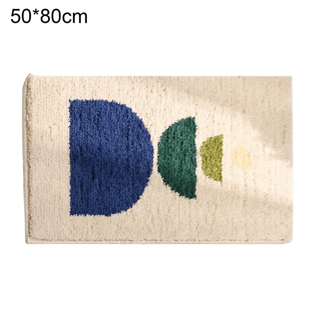 Türmatte weiche absorbierende Feuchtigkeitssonnenrise -Muster moderner Bodenpolsterteppich für den täglichen Gebrauch-Beigegelb ,Größen:50*80cm