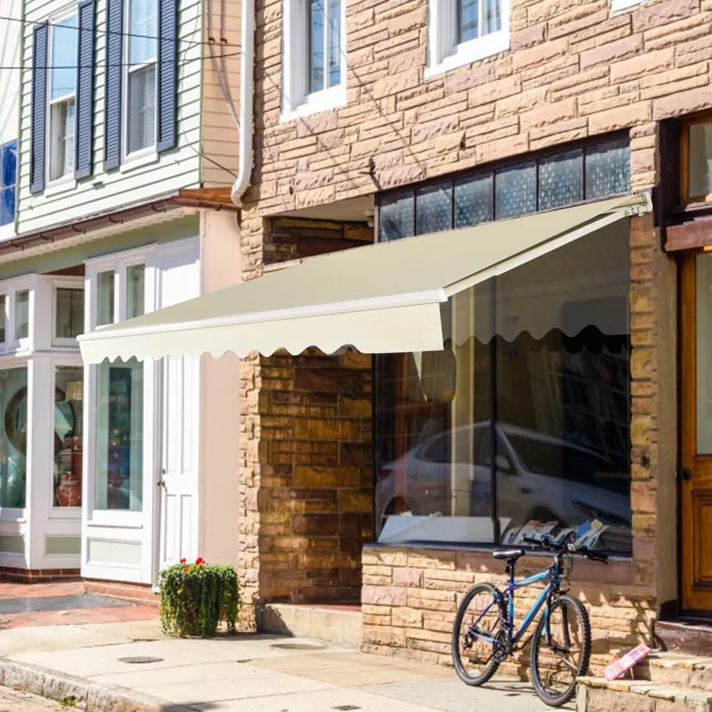 Store Banne 360x300cm pour Balcon et Véranda - Marquise Solaire Manuelle