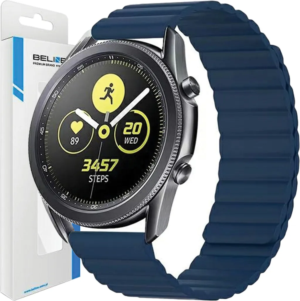 Cinturino Beline 20mm Magnetico Blu/Blu - Accessorio Moda Smartwatch