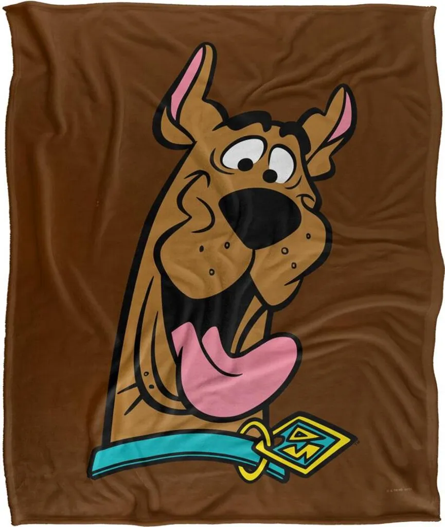 Couverture Scooby Doo TV18597 Colorée - Texture Moelleuse et Taille Unique