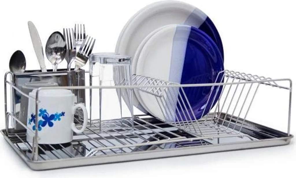 Sèche-vaisselle design avec grand égouttoir à couverts pour la cuisine