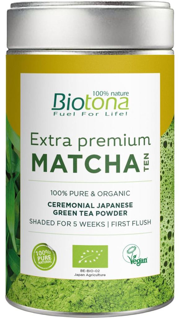 HERBATA ZIELONA MATCHA JAPOŃSKA EXTRA PREMIUM70 g - BIOTONA Zdjęcie produktu 