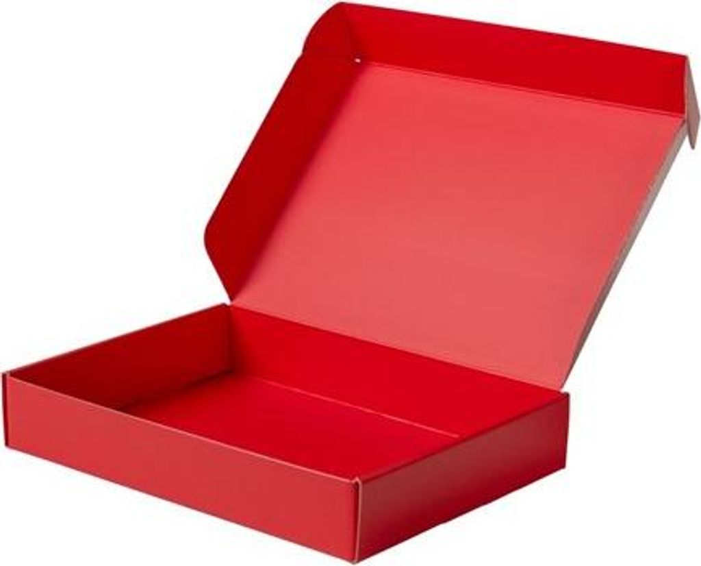 Lackierte Schachtel 305 x 215 x 53 mm Rot F427