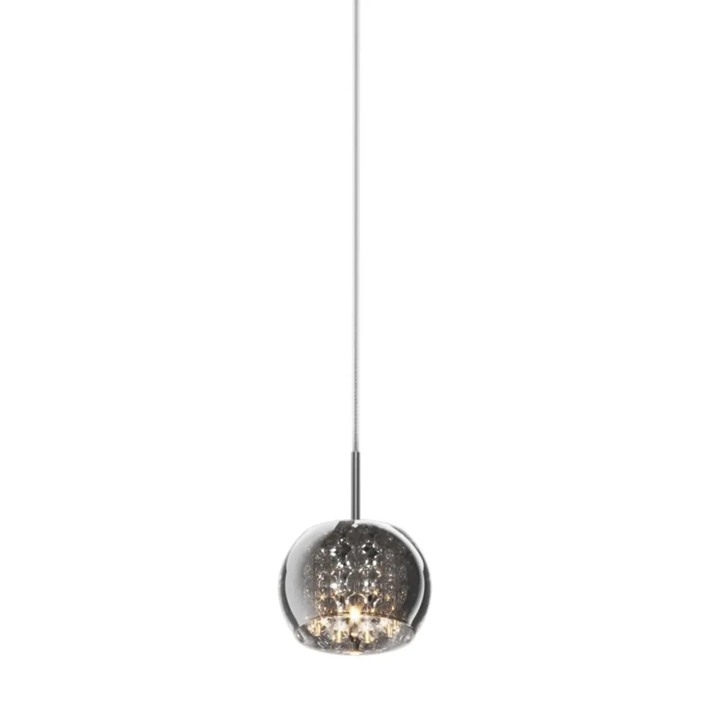 Plafonnier Design CRYSTAL 134 cm de Hauteur - Éclairage à 1 Point