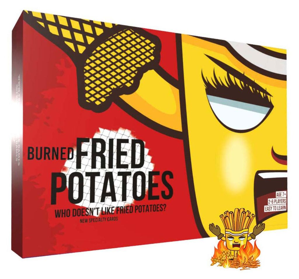 Fried Potatoes Kartenspiel Burned Edition strategisches Partyspiel Englisch