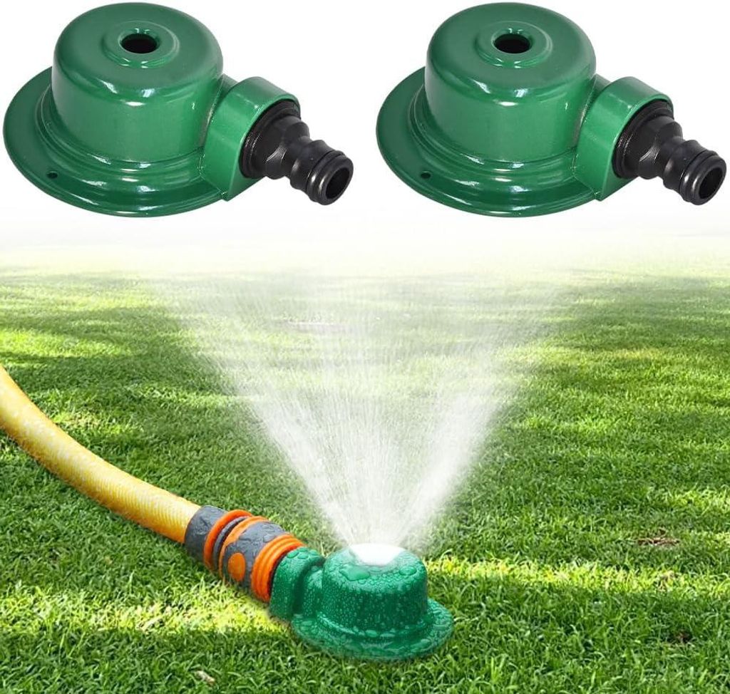 2 Stück Rasensprenger aus Metall, 3/4 Zoll Garten Produktbild 