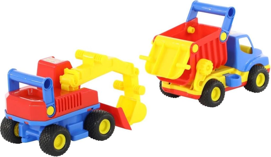 Polesie Auto ConsTruck sklápěčka + bager Obrázok produktu 5