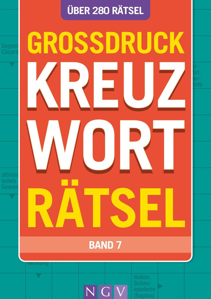 Großdruck Kreuzworträtsel - Band 7 - Über 280 Rätsel in Zdjęcie produktu 