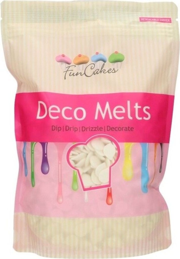 FunCakes Deco Melts -Natürliches Weiß- 1kg Produktbild 4