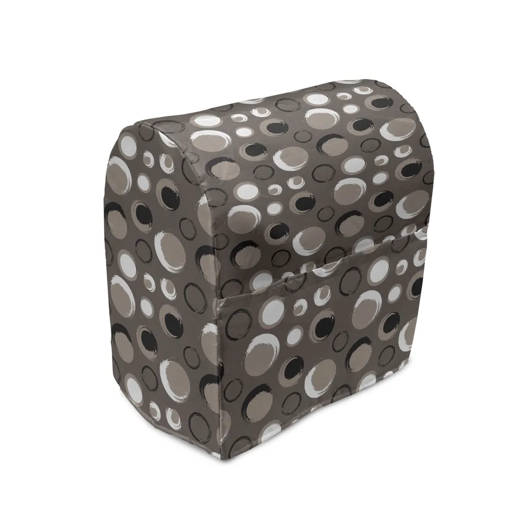 Couvre-robot de Cuisine Taupe et Noir - Accessoire de Protection Design