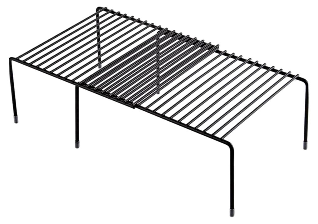 Metall Küchenregal Ausziehbar Stapelbar Küchenorganizer für Tassen, Flaschen und Dosen
