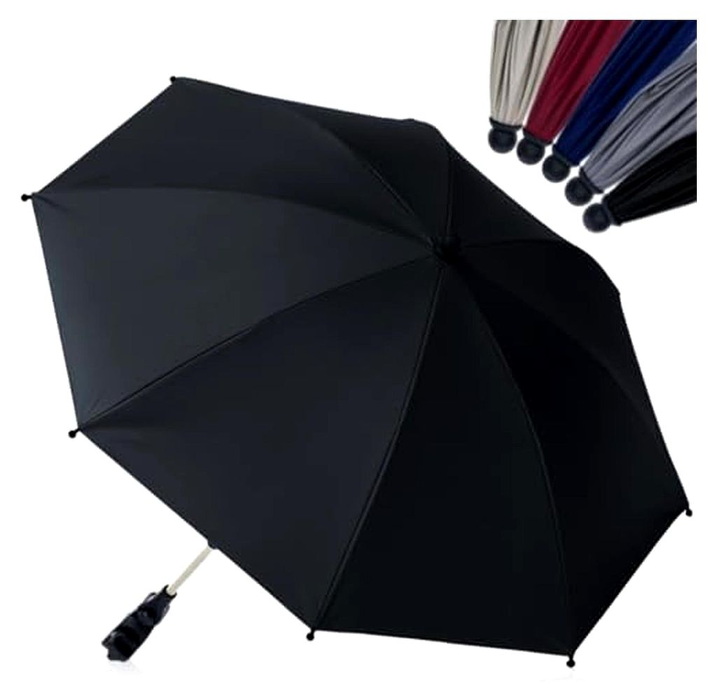 Sonnenschirm im XL Format Ø72cm mit UV-Schutz 50+ für Kinderwagen und Buggys
